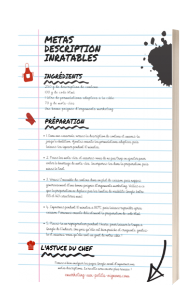 Couverture : Metas Descriptions inratables