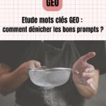 étude mots clés geo seo