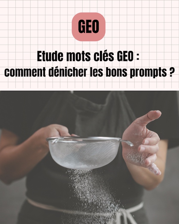 étude mots clés geo seo
