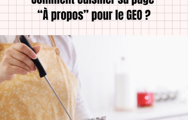 optimiser votre page à propos pour le geo ia